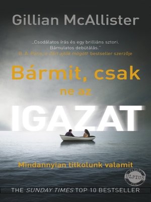 cover image of Bármit, csak ne az igazat